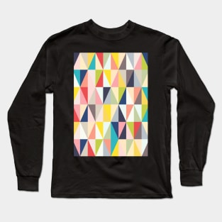 Abstract Geo Diamonds Long Sleeve T-Shirt